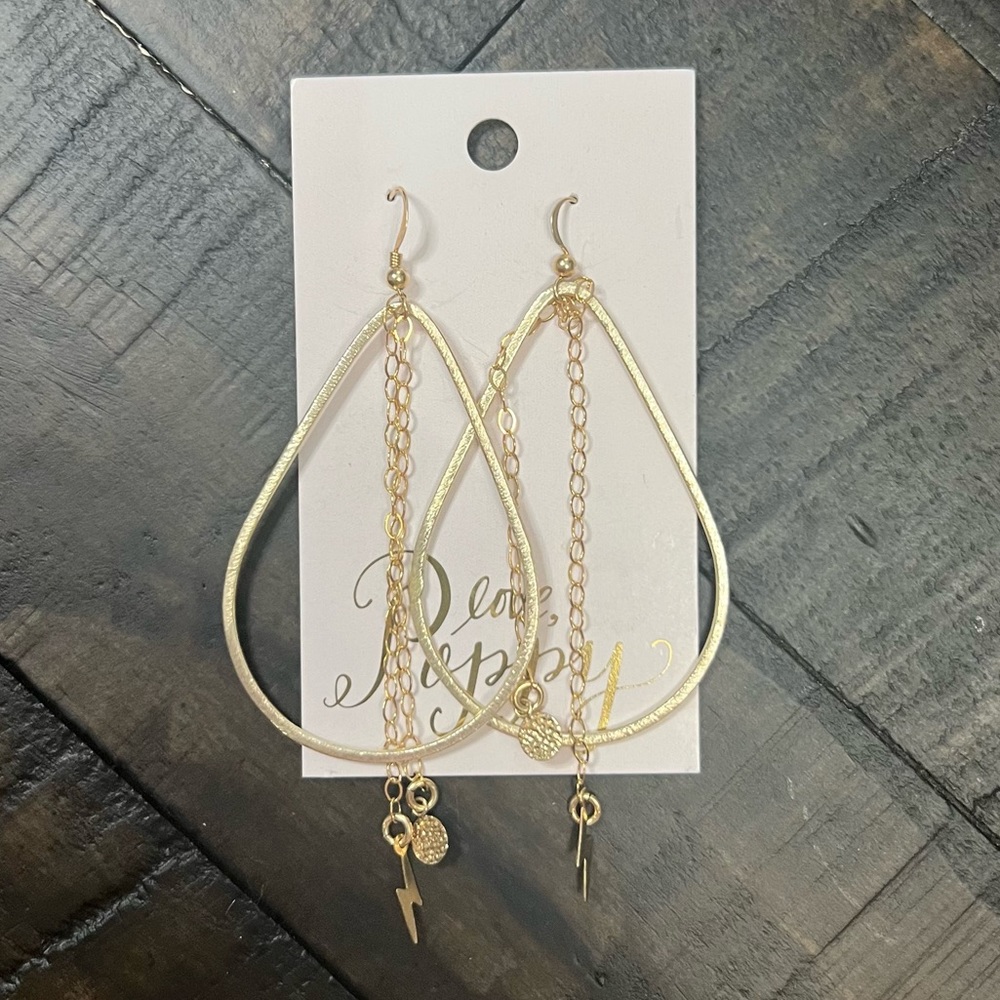 Love Poppy 14k Gold Plated Earrings